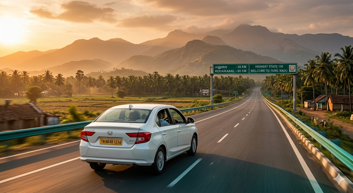 Outstation cab trips from Madurai